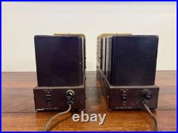 THE FISHER 400C Tube Stereo preamplifier and MODEL 100 Monoblock pair RARE 400-C