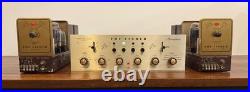 THE FISHER 400C Tube Stereo preamplifier and MODEL 100 Monoblock pair RARE 400-C
