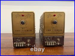 THE FISHER 400C Tube Stereo preamplifier and MODEL 100 Monoblock pair RARE 400-C