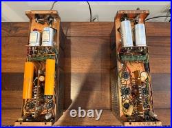 THE FISHER 400C Tube Stereo preamplifier and MODEL 100 Monoblock pair RARE 400-C