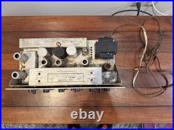 THE FISHER 400C Tube Stereo preamplifier and MODEL 100 Monoblock pair RARE 400-C