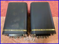 Tamura F-2007 3K Single Output Tube Transformer Pair Used for Monoblock Amplifi