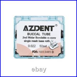 Tubos Bucales Ortodoncia Dental AZDENT Roth MBT 022 018 1º 2º Molar Brackets