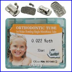 Tubos de ortodoncia Orthodontic Buccal Tube 1st 2nd Molar Brace MBT Roth 018 022