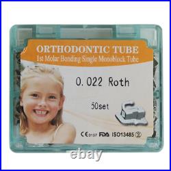 Tubos de ortodoncia Orthodontic Buccal Tube 1st 2nd Molar Brace MBT Roth 018 022