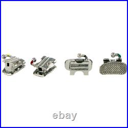 US 200Pcs Dental Orthodontic Buccal Tube Roth/MBT 022 1st 2nd Molar Bondable