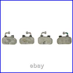 US 200Pcs Dental Orthodontic Buccal Tube Roth/MBT 022 1st 2nd Molar Bondable