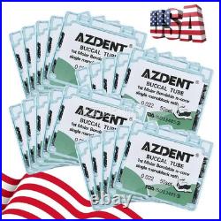 US 30X Dental Ortho Non-Conv 1st Molar Bondable Monoblock Roth 0.022 Buccal Tube
