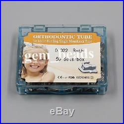 US15X (200pc/PK) Dental Monoblock Bond Roth 022 1st Molar Single Buccal Tube FDA