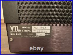 VTL MB250 250w Monoblock Tube Amplifiers PAIR RECAPPED AND SERVICED READ