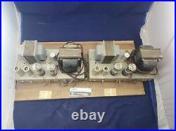 Very Rare Ampex 6L6 Monoblock Stereo Tube Amplifier Triad Transformers Hifi