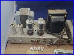 Very Rare Ampex 6L6 Monoblock Stereo Tube Amplifier Triad Transformers Hifi