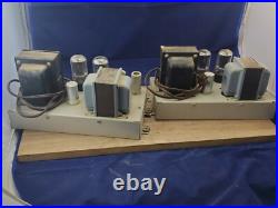 Very Rare Ampex 6L6 Monoblock Stereo Tube Amplifier Triad Transformers Hifi