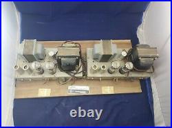 Very Rare Ampex 6L6 Monoblock Stereo Tube Amplifiers Triad Transformers Hifi