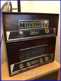 Vintage 1958 Hoffman Monoblock Tube Amplifier & AM/FM Tuner EL84 6BQ5 SERVICED