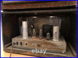Vintage 1958 Hoffman Monoblock Tube Amplifier & AM/FM Tuner EL84 6BQ5 SERVICED
