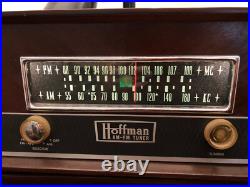 Vintage 1958 Hoffman Monoblock Tube Amplifier & AM/FM Tuner EL84 6BQ5 SERVICED