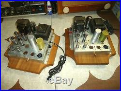 Vintage Baldwin Tube Amplifier Mono Blocks 6bq5 P. P. P