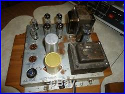 Vintage Baldwin Tube Amplifier Mono Blocks 6bq5 P. P. P
