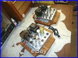 Vintage Baldwin Tube Amplifier Mono Blocks 6bq5 P. P. P