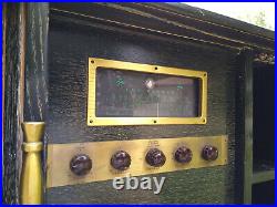 Vintage Console, 1952 Fisher Tube Mono Block Amp 50-A, Receiver 70-RT &Turntable
