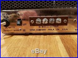 Vintage DYNAKIT MARK III Mono block tube amplifier