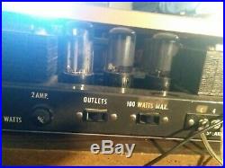 Vintage Grommes 55c Tube Amplifier jupiter capacitors rebuilt. MONO BLOCK#1