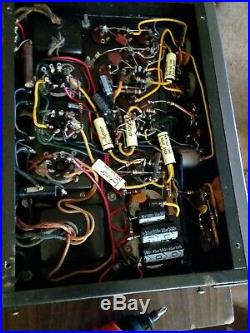 Vintage Grommes 55c Tube Amplifier jupiter capacitors rebuilt. MONO BLOCK#2