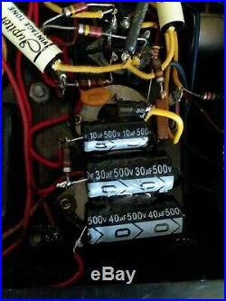 Vintage Grommes 55c Tube Amplifier jupiter capacitors rebuilt. MONO BLOCK#2