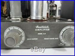 Vintage Heathkit A-9 A9 Mono Block Tube Amplifier