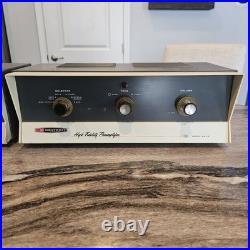 Vintage Heathkit Vacuum Tube Preamplifiers Monoblock Stereo HIFI Recapped AA-131