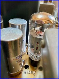 Vintage Heathkit W-5M Monoblock Tube Amplifiers w Cages Restored 16309 Peerless