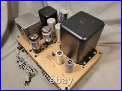 Vintage Heathkit W-5M Tube Mono Block Power Amplifier & Cage Clean & Restored