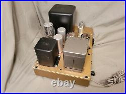 Vintage Heathkit W-5M Tube Mono Block Power Amplifier & Cage Clean & Restored