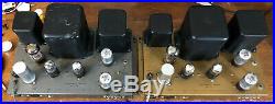 Vintage Heathkit W4-AM Williamson Tube Mono Blocks Serviced Super Sweet