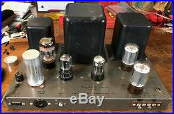 Vintage Heathkit W4-AM Williamson Tube Mono Blocks Serviced Super Sweet