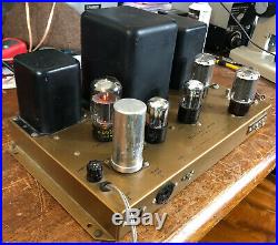 Vintage Heathkit W4-AM Williamson Tube Mono Blocks Serviced Super Sweet