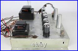 Vintage Magnavox Monoblock Tube Amplifier Amp 128 D 4 x 6v6 Parts/Repair Only