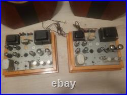 Vintage Magnavox Tube Amplifier Mono Block and Speakers. All working good
