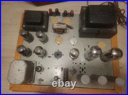 Vintage Magnavox Tube Amplifier Mono Block and Speakers. All working good