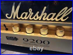 Vintage Marshall 9200 Dual Monoblock Amplifier Filter Power Head 2ch All Tube