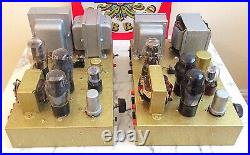 Vintage Mono Block 6V6 Valve Tube Amplifiers pair Leak Quad Rogers LS3/5A Tannoy