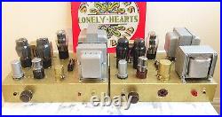 Vintage Mono Block 6V6 Valve Tube Amplifiers pair Leak Quad Rogers LS3/5A Tannoy