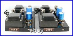 Vintage Pair of Quicksilver 8417 Mono Block Tube Amp 60W Stereo Amplifier Rare