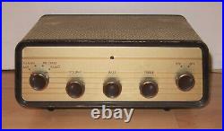 Vintage Philips M. B. L. E. MBLE Mono Block Tube Amplifier Belgium / Sold as is