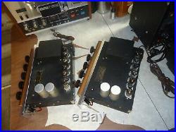Vintage Philips Mono Blocks Tube Amplifiers Ag 9008-52 Otl Type