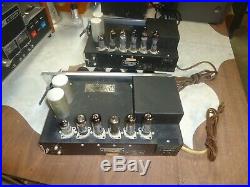 Vintage Philips Mono Blocks Tube Amplifiers Ag 9008-52 Otl Type