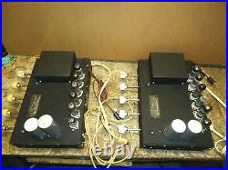 Vintage Phillips Mono Blocks Otl Tube Amplifier Ag-9008 Made In Holland