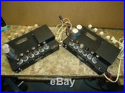 Vintage Phillips Otl Tube Amplifier Mono Blocks Ag-9008 Made In Holland