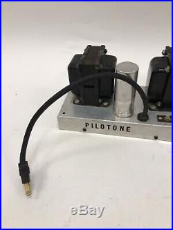 Vintage Pilotone Pilot Model Aa-902a Tube Mono Block Amplifier 902 A Amp 6l6gb